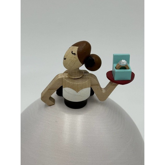 Papyrus Wooderful Life Music Box Bridal Dress Bride "Let Me Call you Sweetheart" - Picture 3 of 6